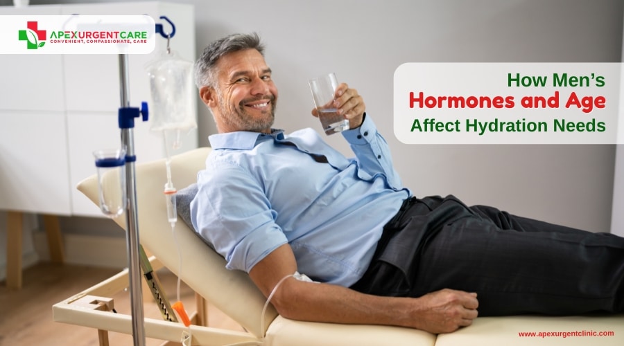 How Men’s Hormones and Age Affect Hydration Needs